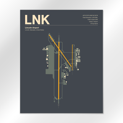 LNK Airport Diagram
