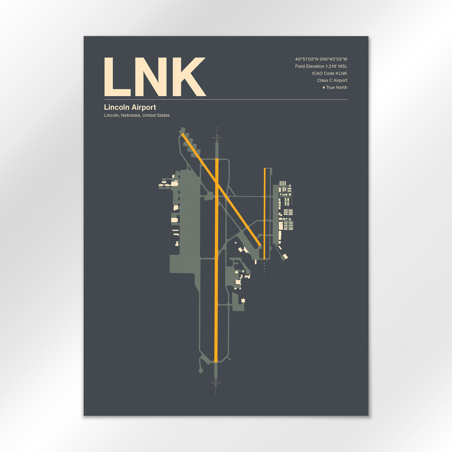 LNK Airport Diagram