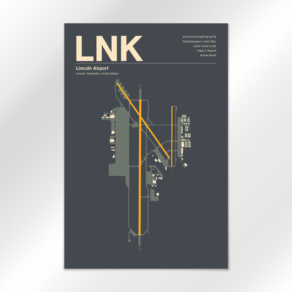 LNK Airport Diagram