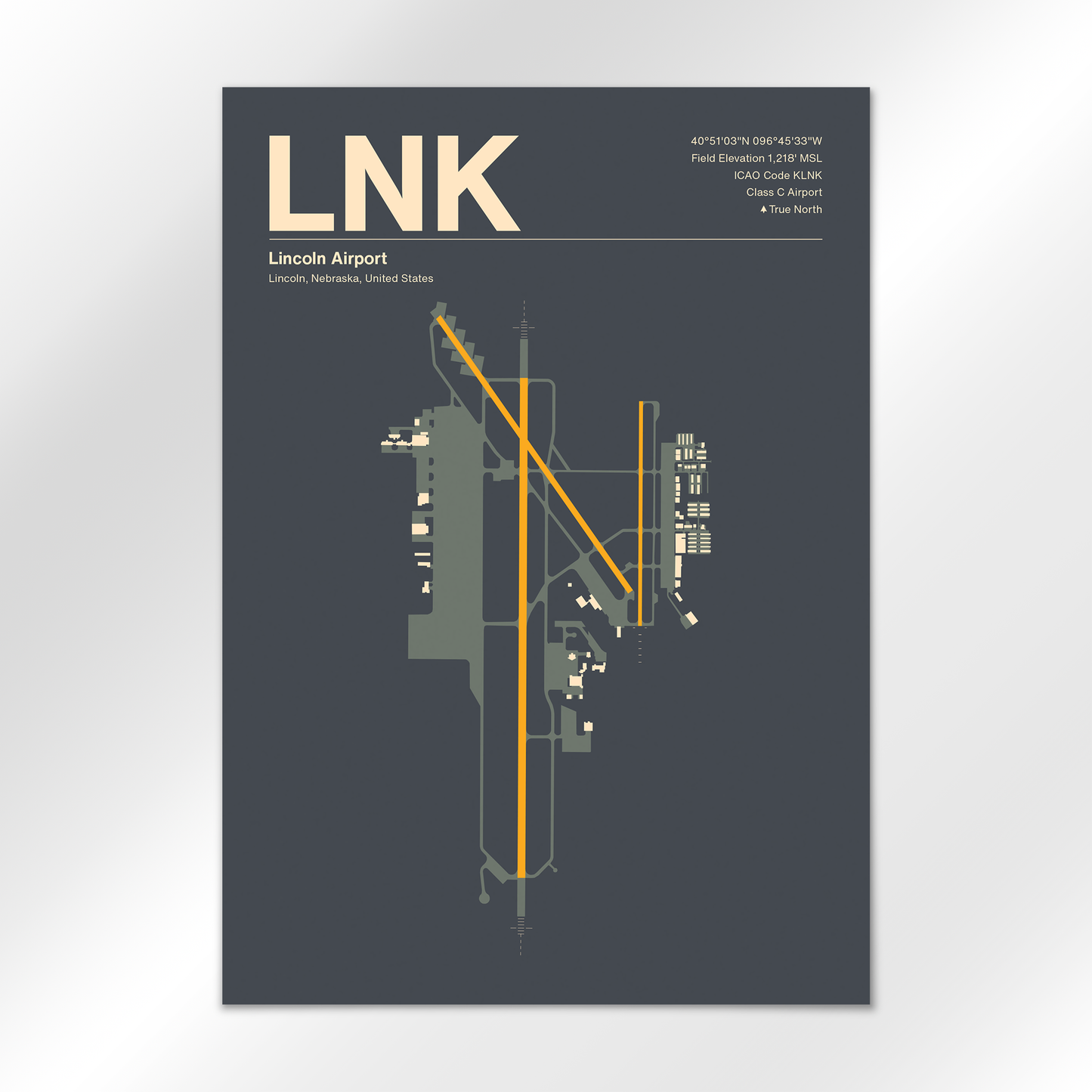 LNK Airport Diagram