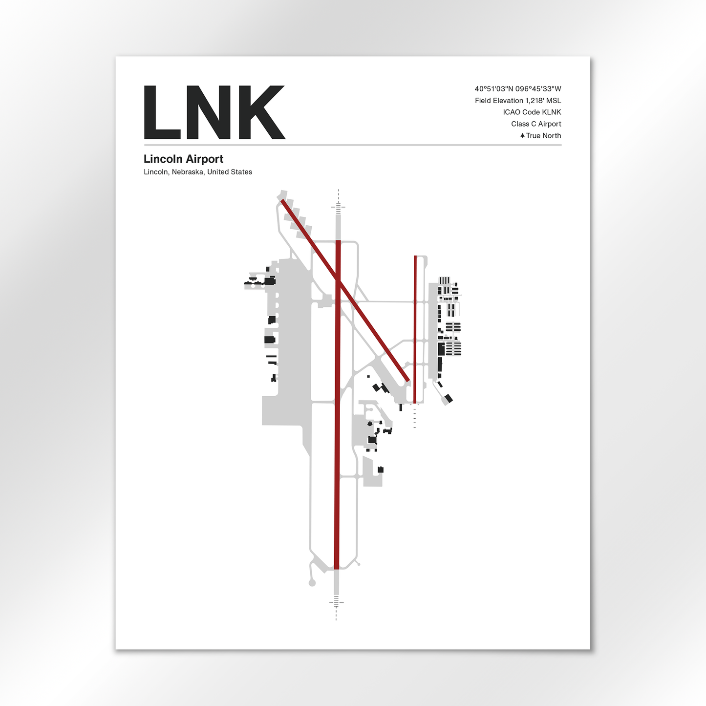 LNK Airport Diagram