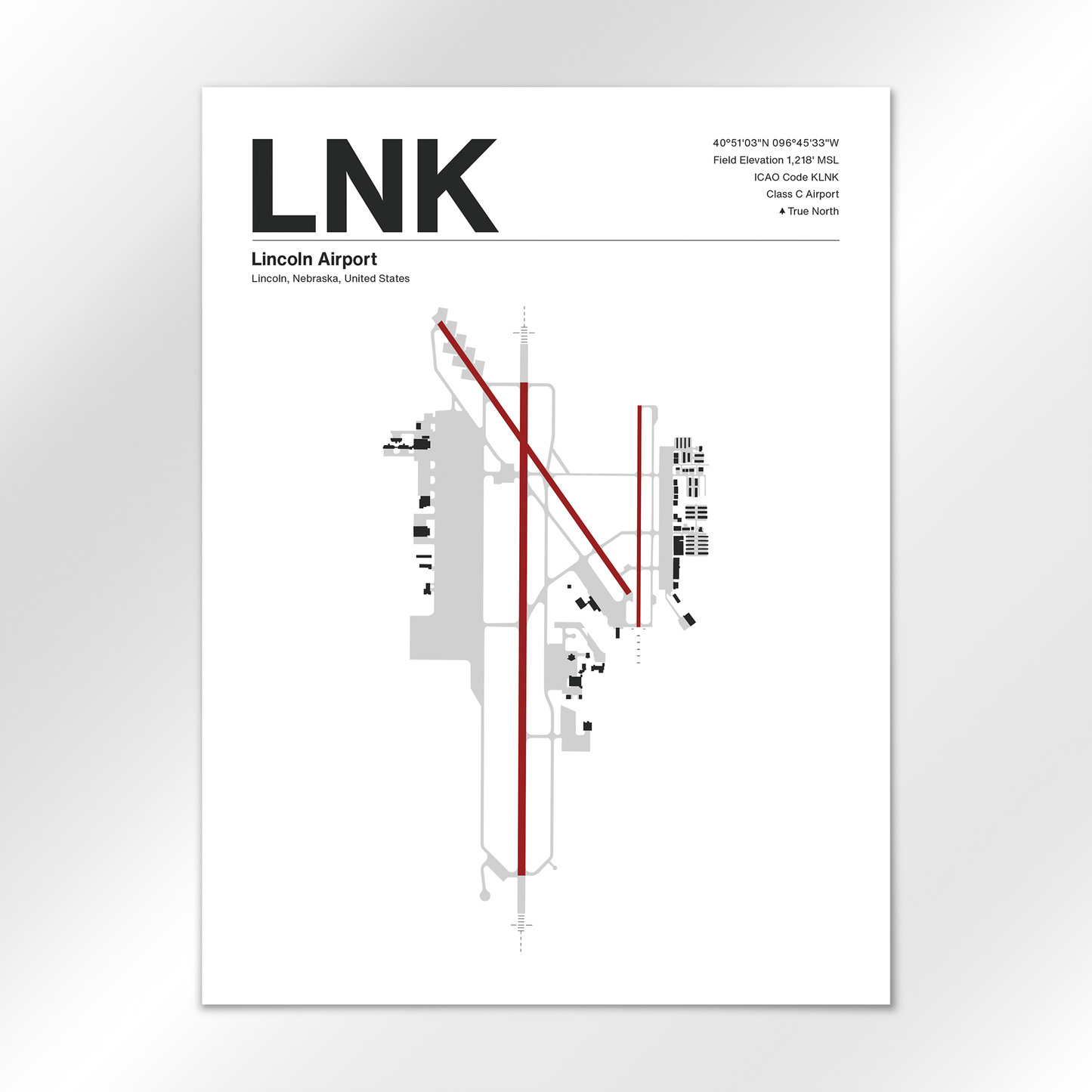 LNK Airport Diagram