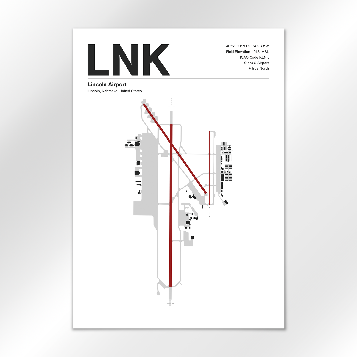 LNK Airport Diagram