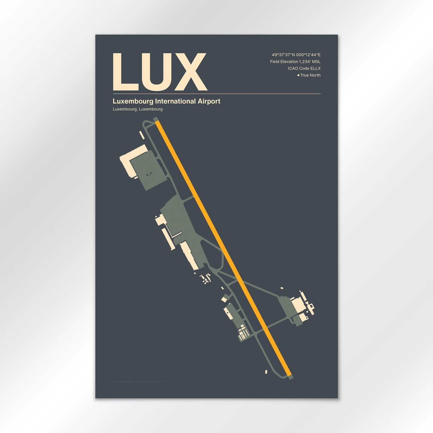 LUX Airport Diagram