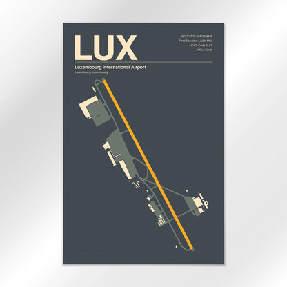 LUX Airport Diagram