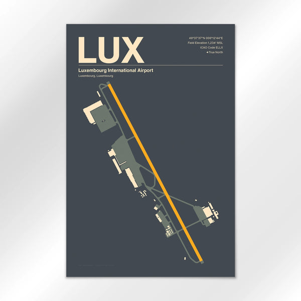 LUX Airport Diagram