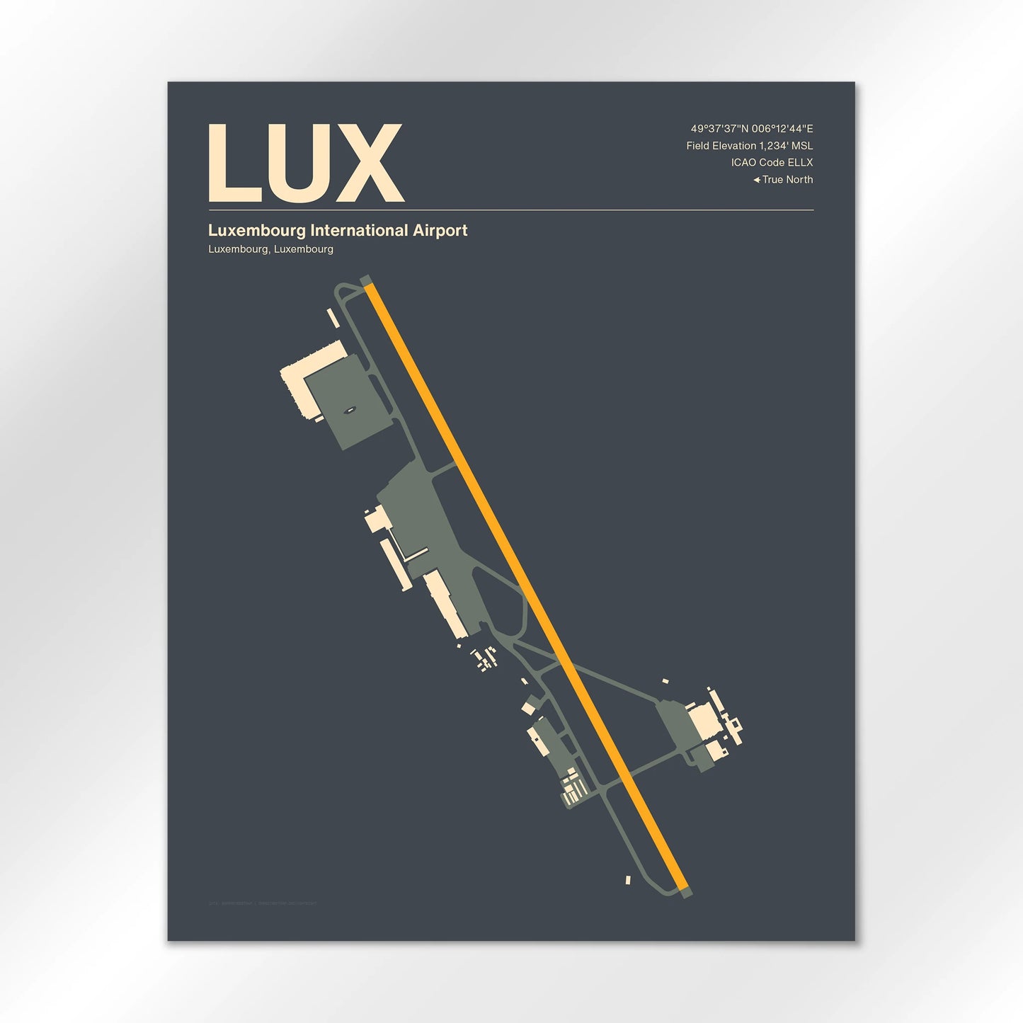 LUX Airport Diagram