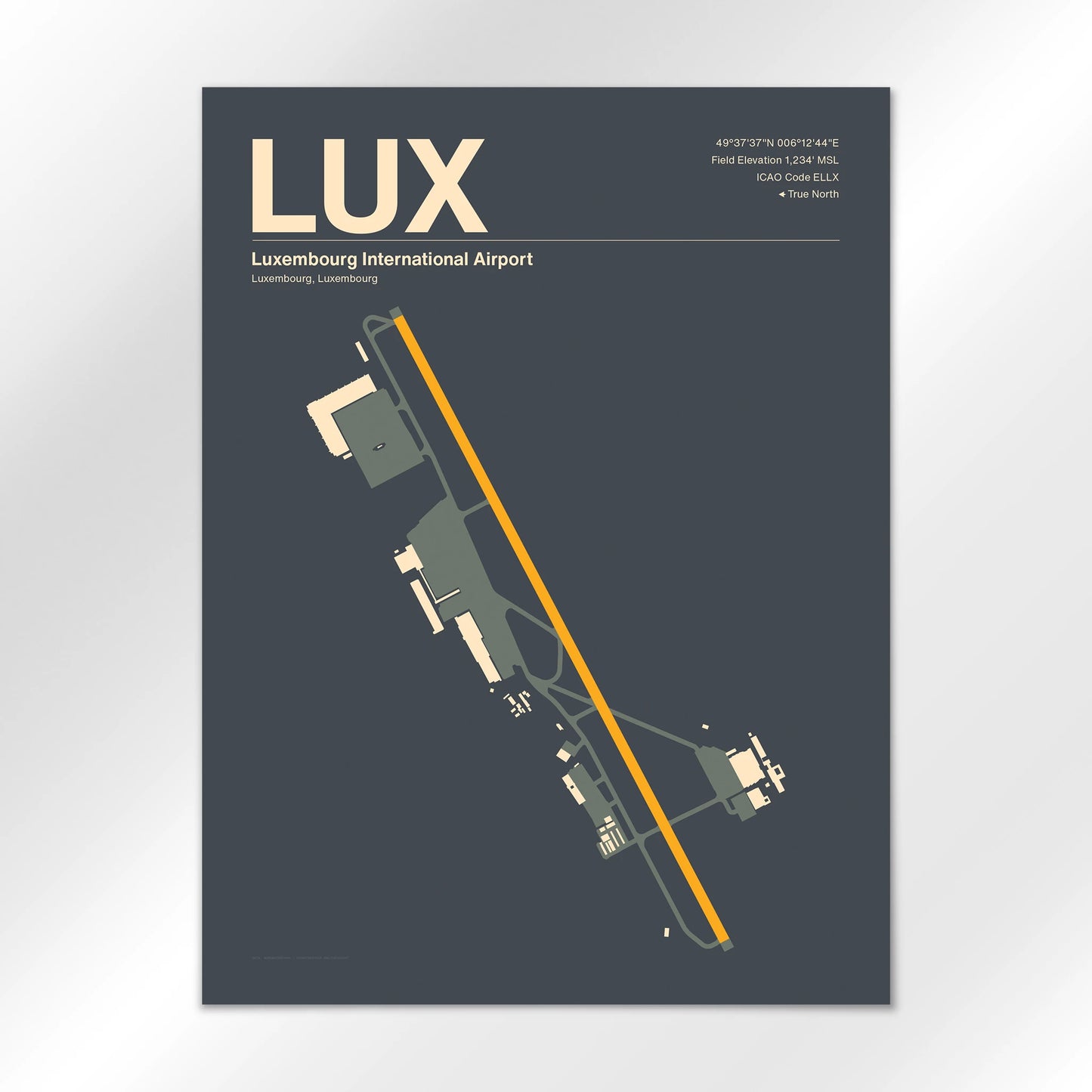 LUX Airport Diagram