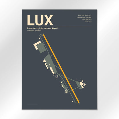LUX Airport Diagram