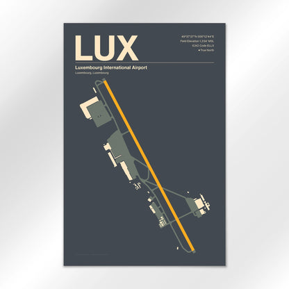 LUX Airport Diagram