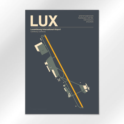 LUX Airport Diagram