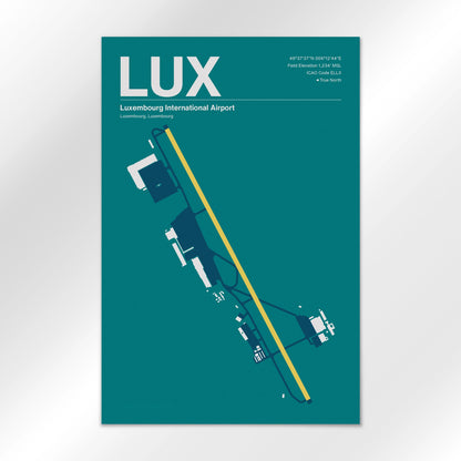 LUX Airport Diagram