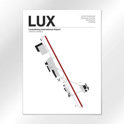 LUX Airport Diagram
