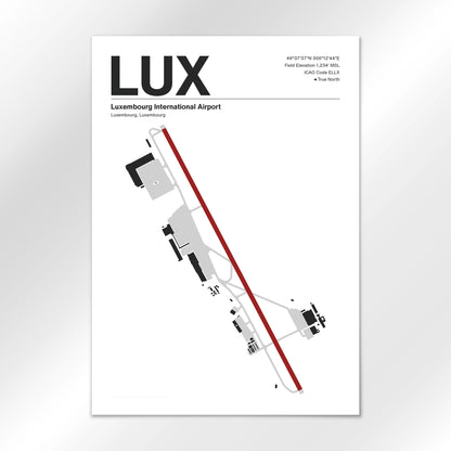 LUX Airport Diagram