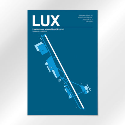 LUX Airport Diagram