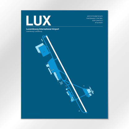 LUX Airport Diagram