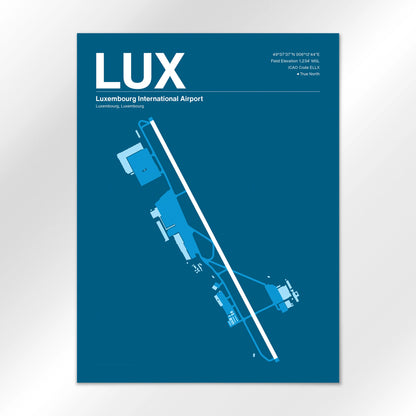 LUX Airport Diagram