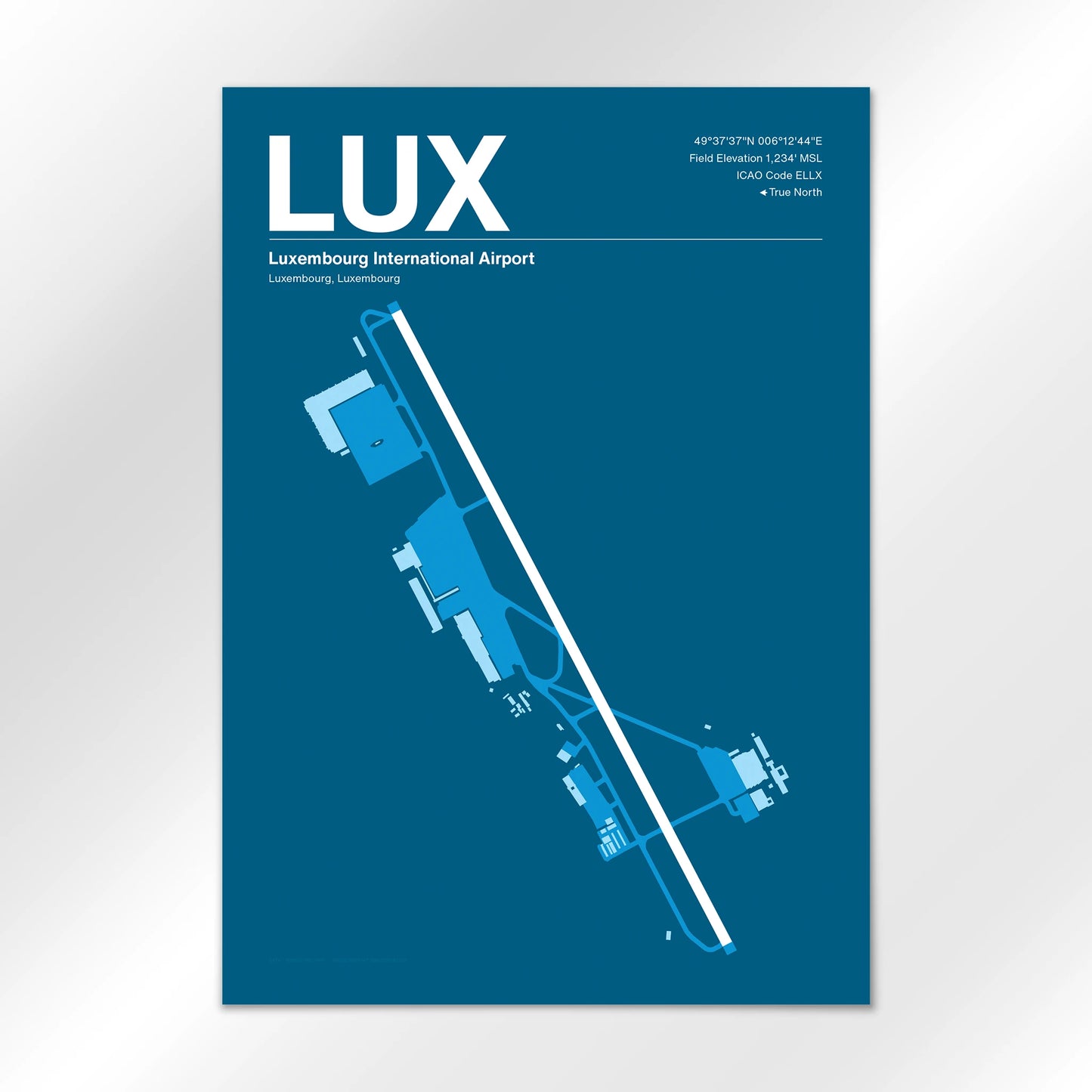 LUX Airport Diagram