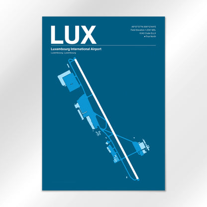 LUX Airport Diagram