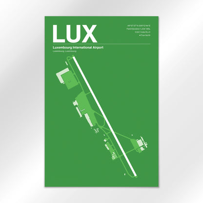 LUX Airport Diagram