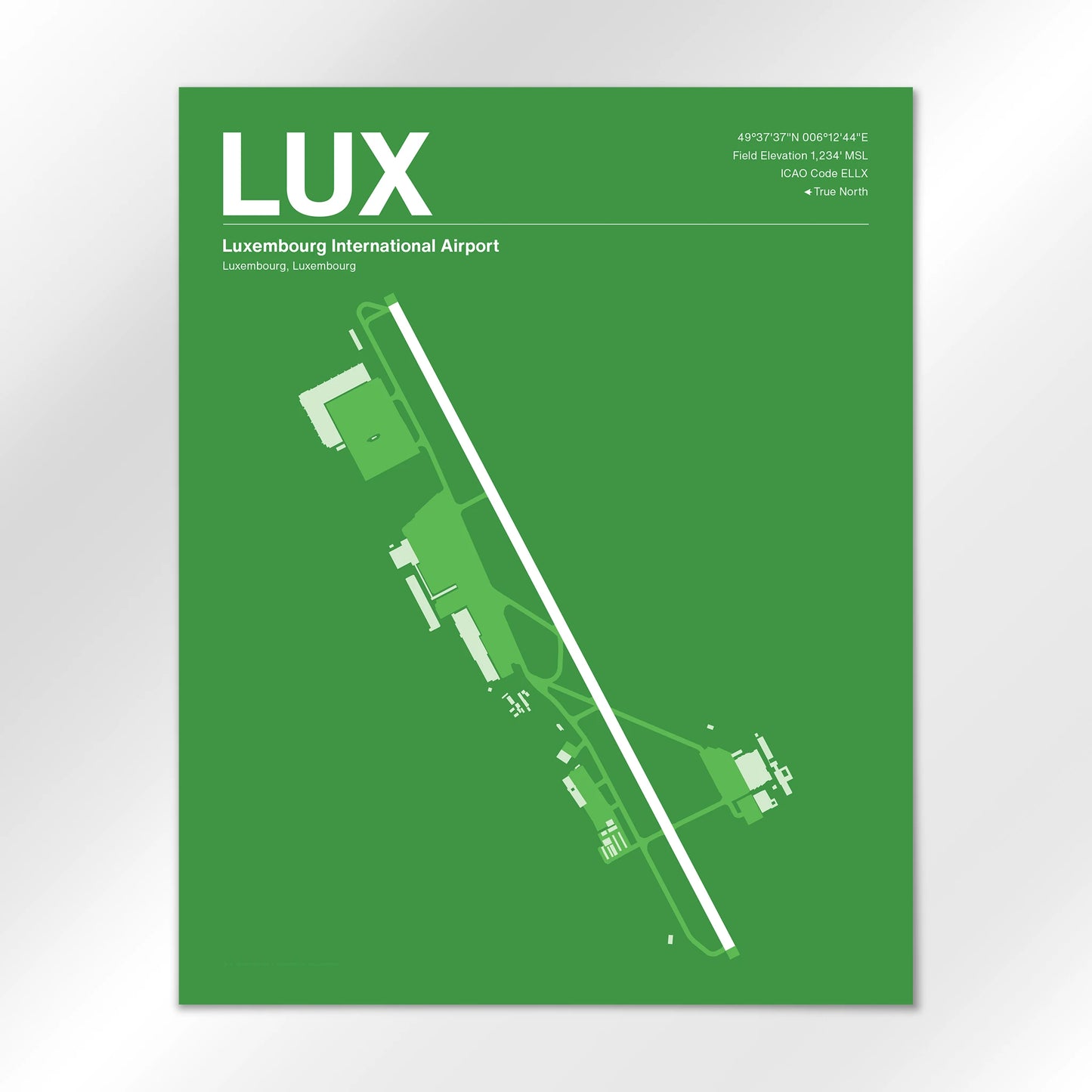 LUX Airport Diagram