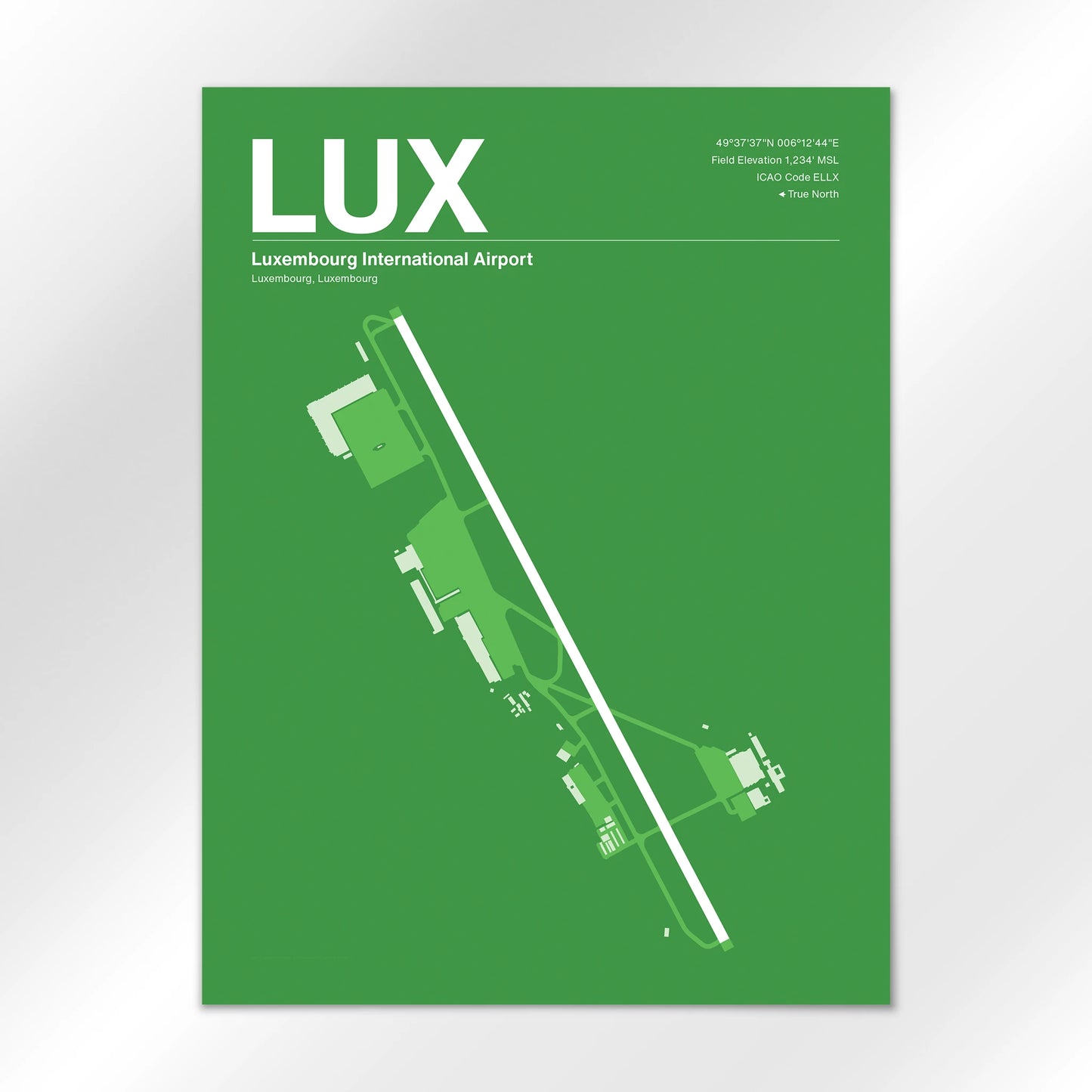 LUX Airport Diagram