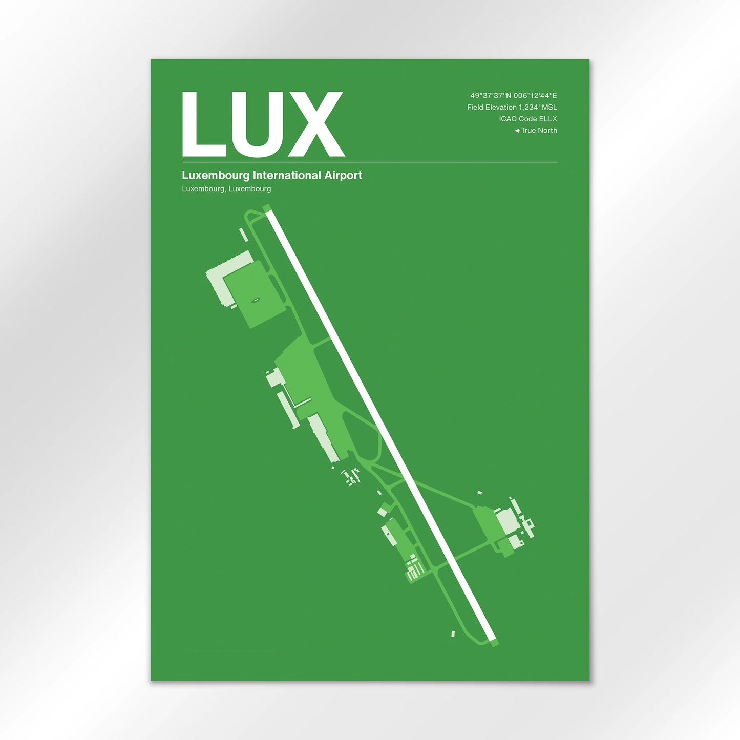 LUX Airport Diagram