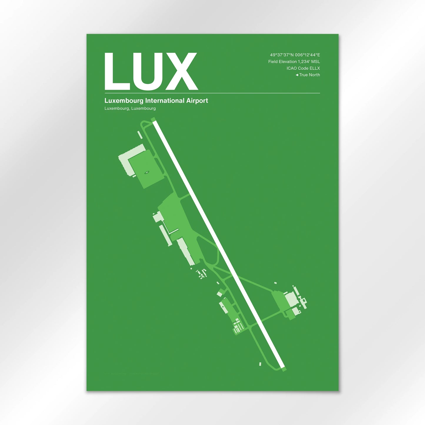 LUX Airport Diagram