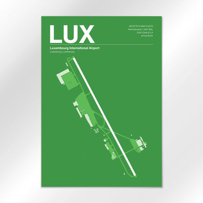 LUX Airport Diagram