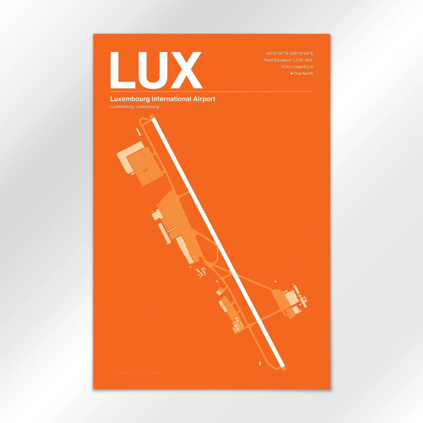LUX Airport Diagram