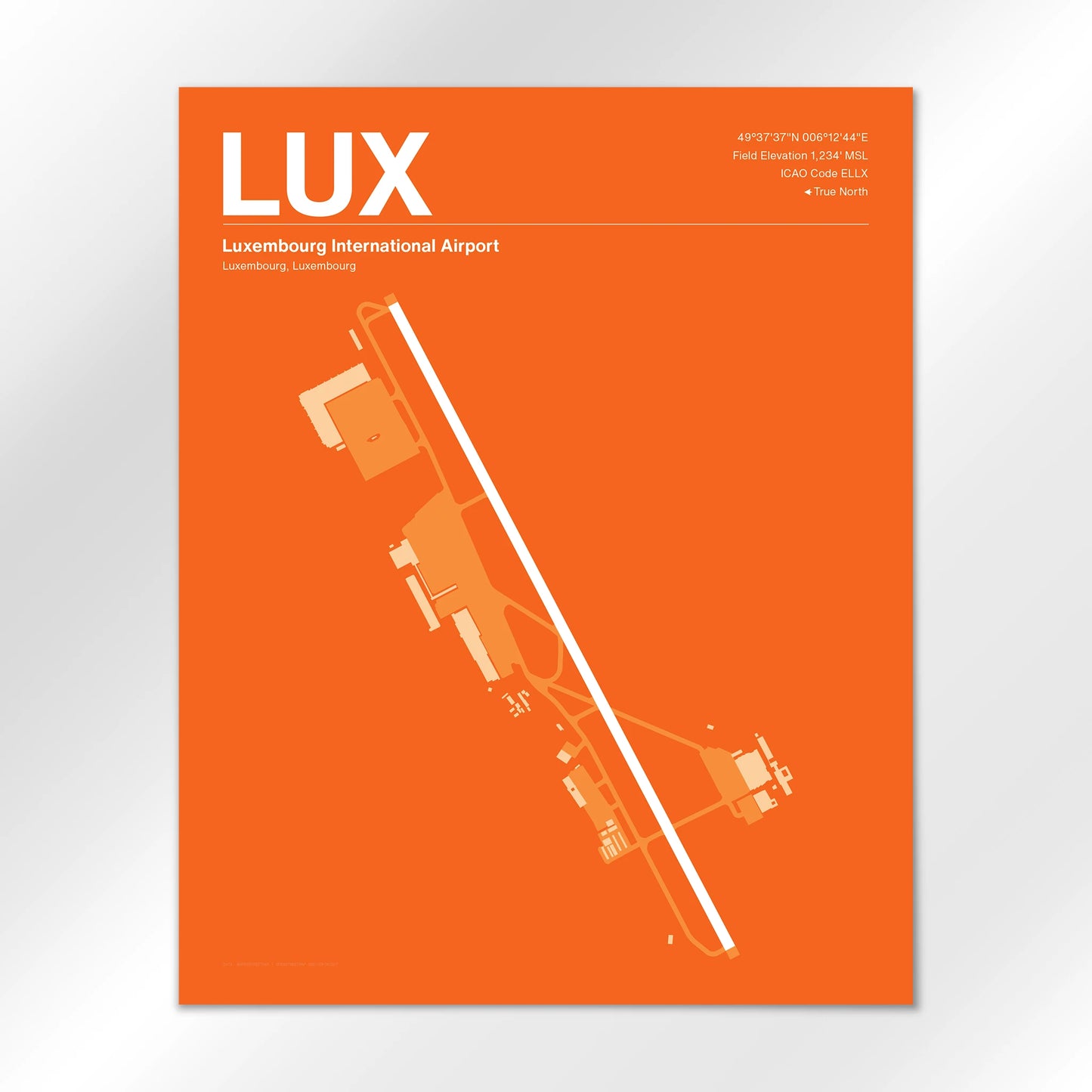LUX Airport Diagram