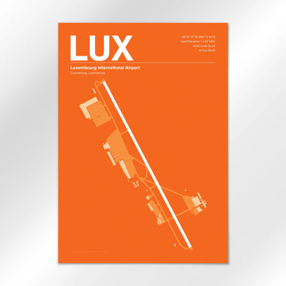 LUX Airport Diagram