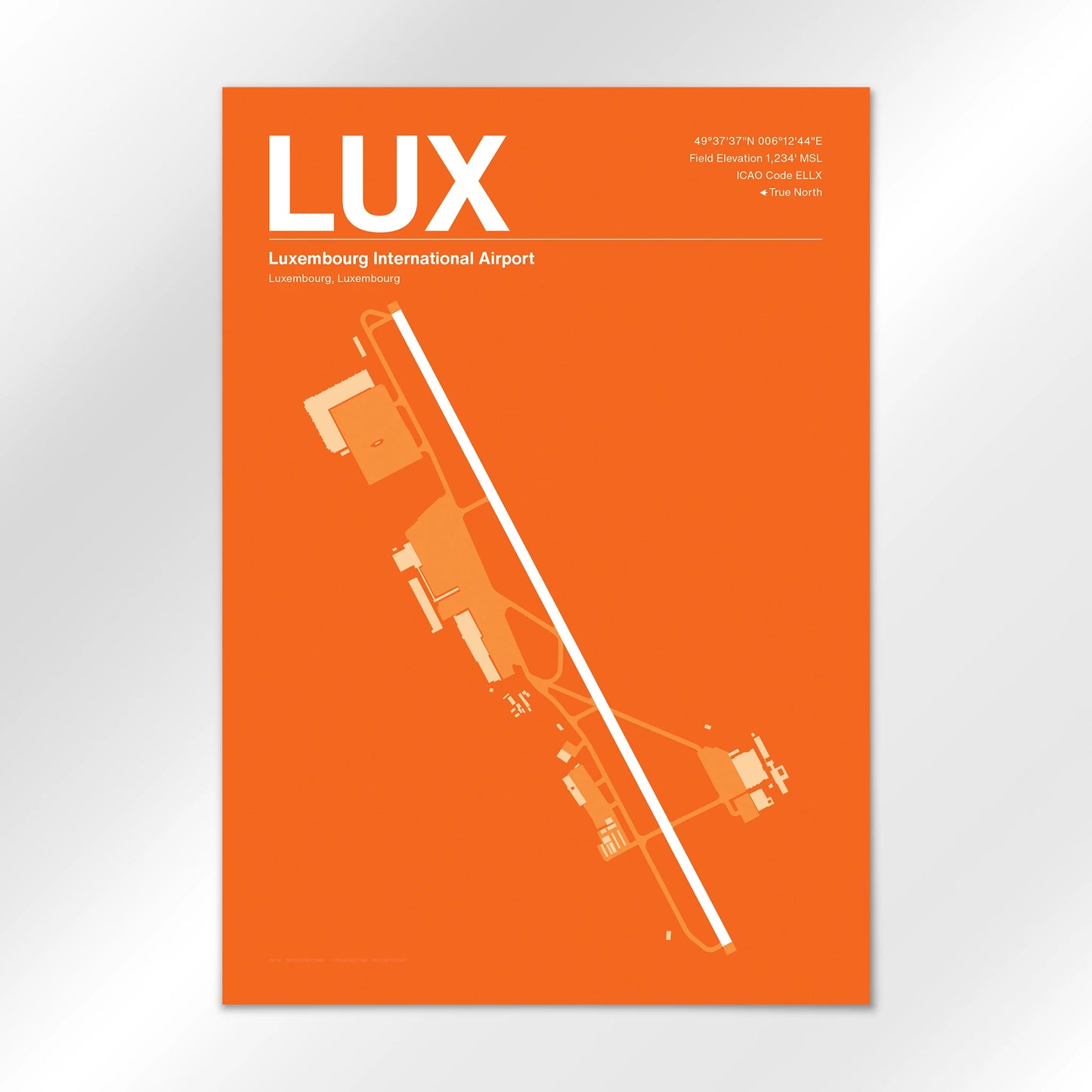 LUX Airport Diagram