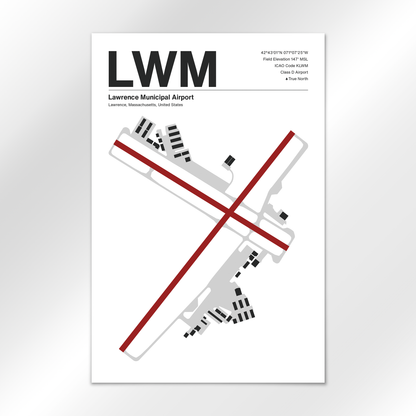 LWM Airport Diagram