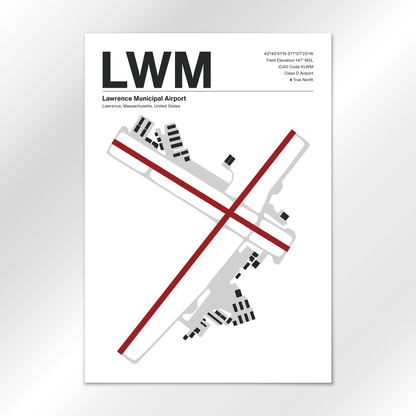 LWM Airport Diagram