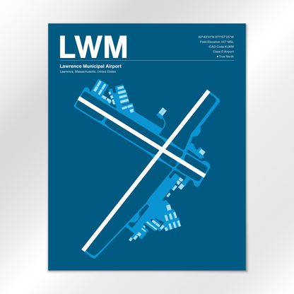LWM Airport Diagram