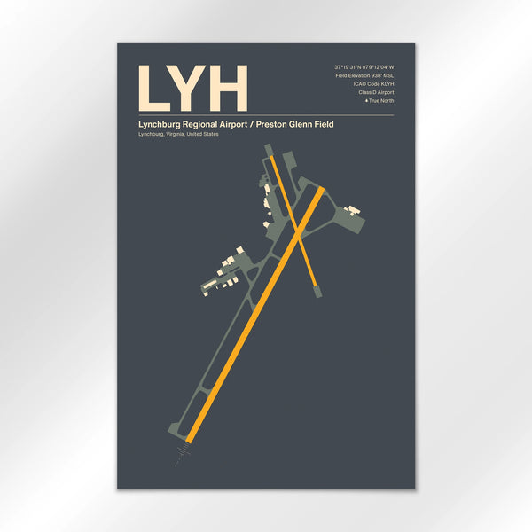 LYH Airport Diagram