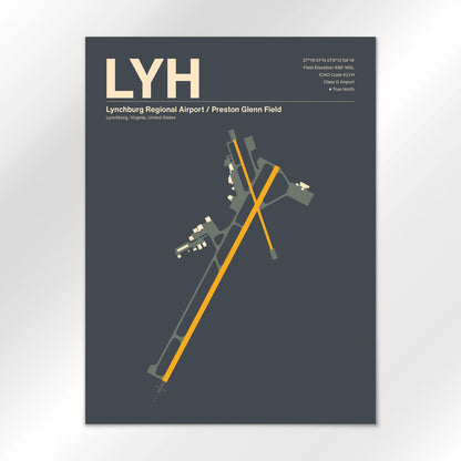LYH Airport Diagram