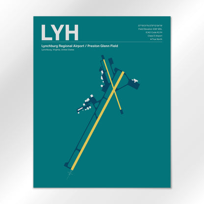 LYH Airport Diagram