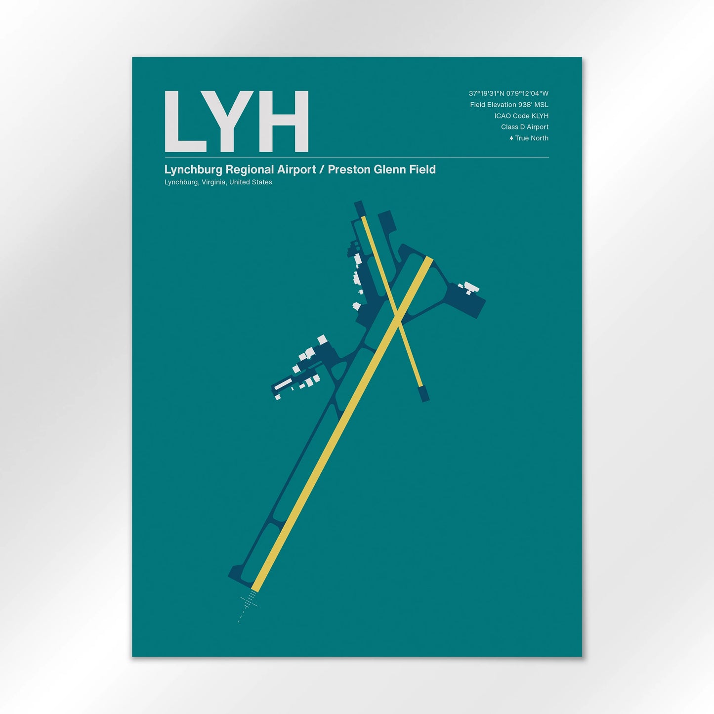 LYH Airport Diagram