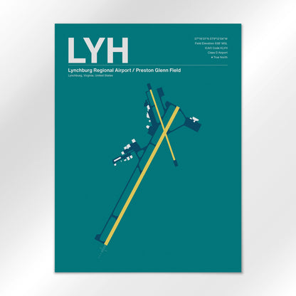 LYH Airport Diagram
