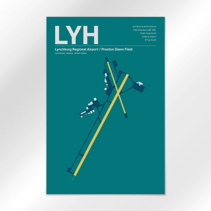LYH Airport Diagram
