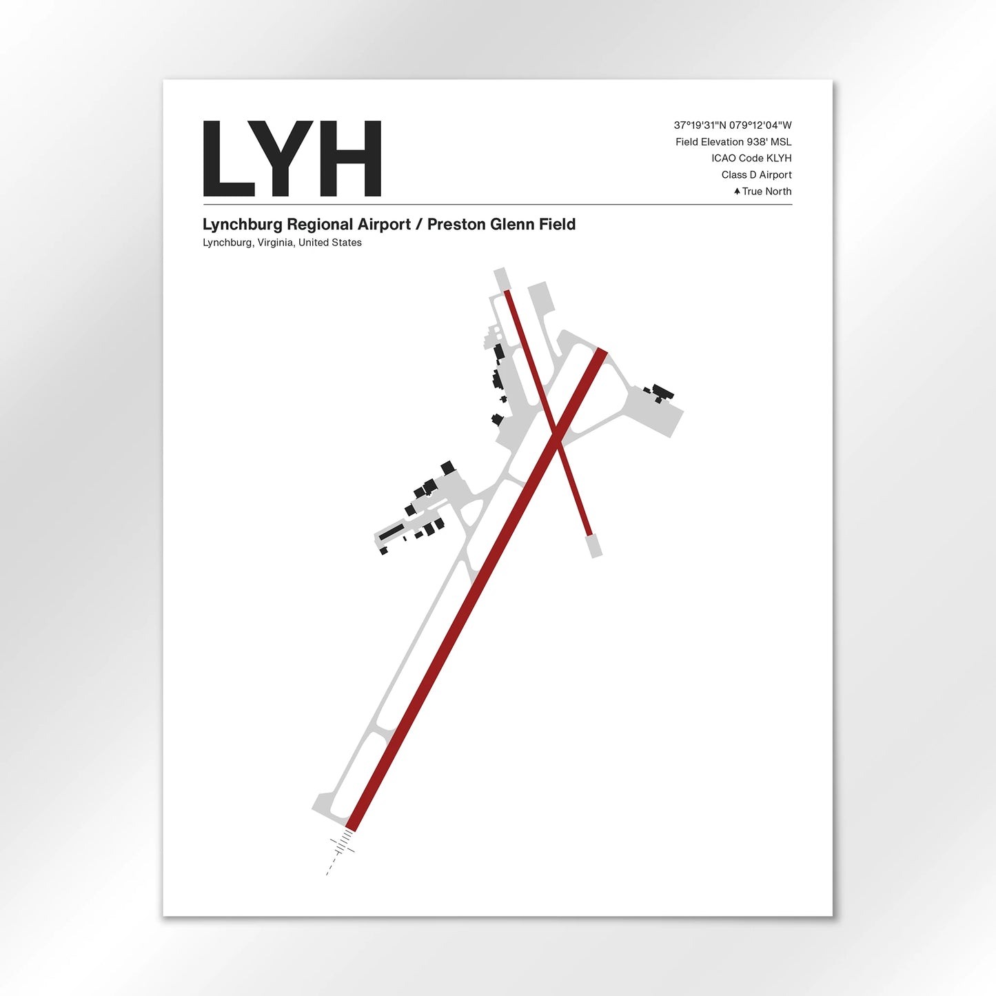 LYH Airport Diagram