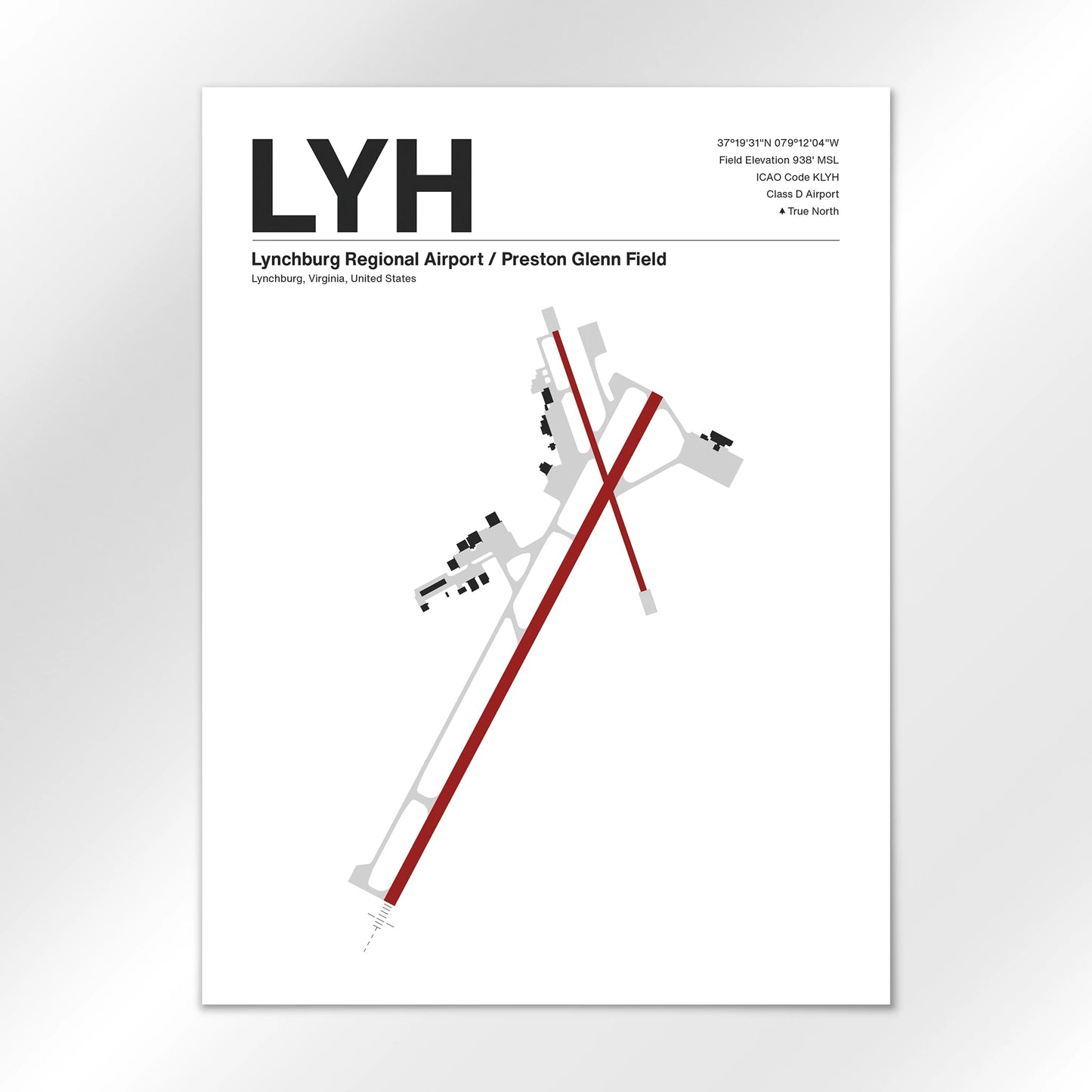 LYH Airport Diagram