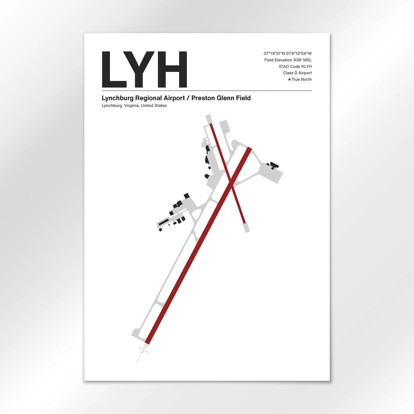 LYH Airport Diagram