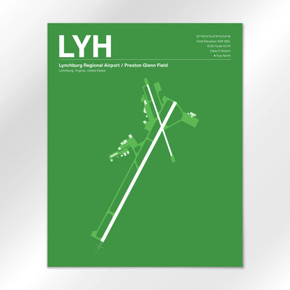 LYH Airport Diagram