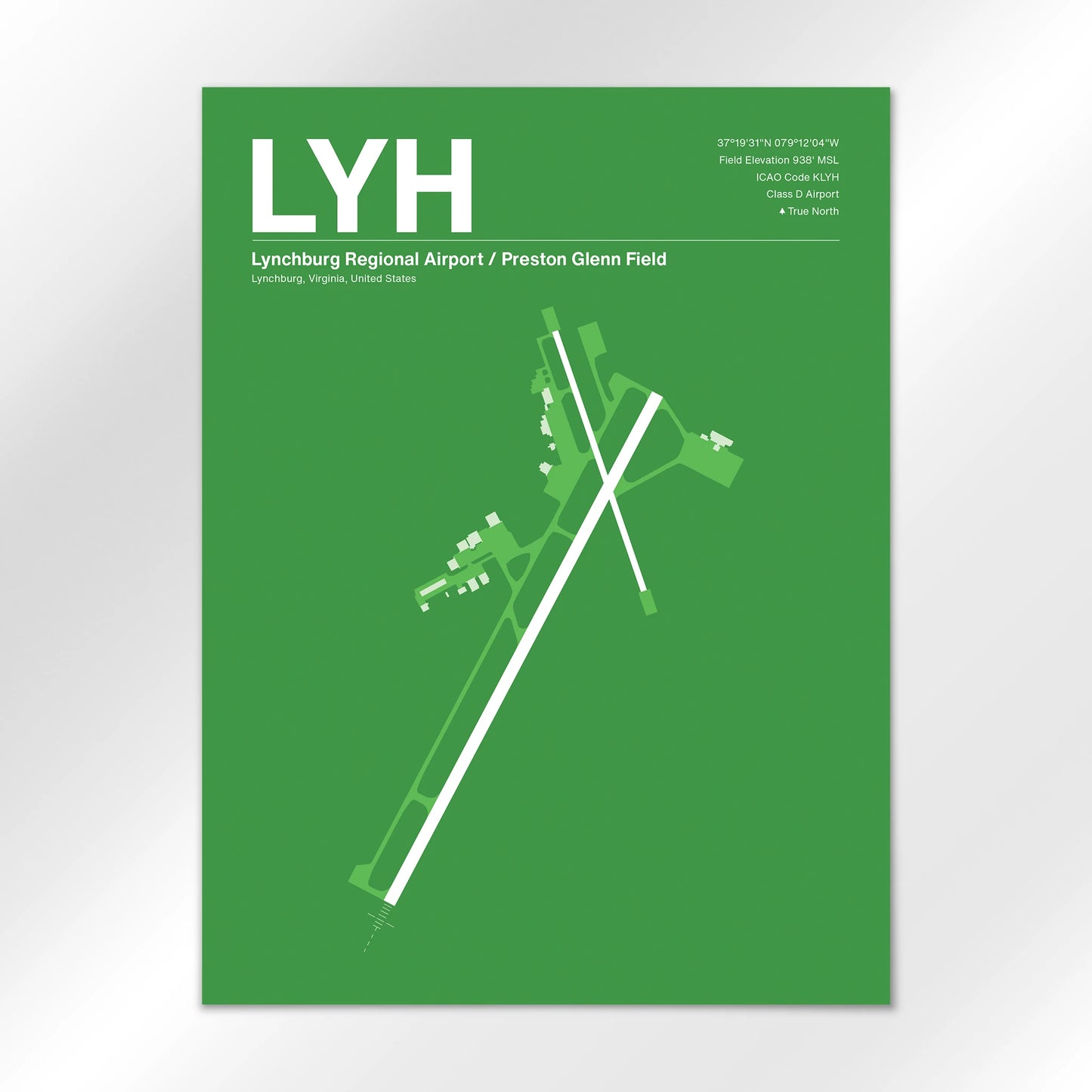 LYH Airport Diagram