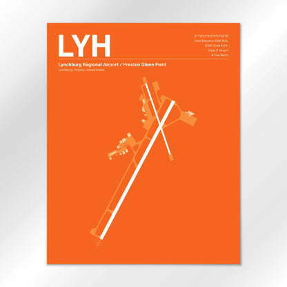 LYH Airport Diagram