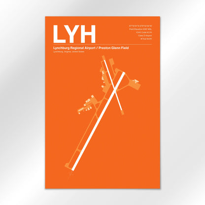 LYH Airport Diagram