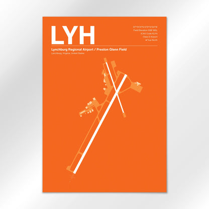 LYH Airport Diagram